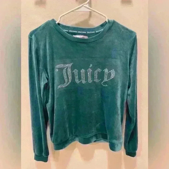 Juicy Couture - Emerald Green Loungewear Top S - Picture 1 of 6